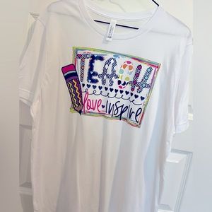 Teacher shirt- TEACH. LOVE. INSPIRE